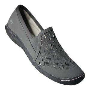 Jambu Wildflower Moc Slip-on Sporty Vegan Memory Foam Laser-cut Flowers Loafer